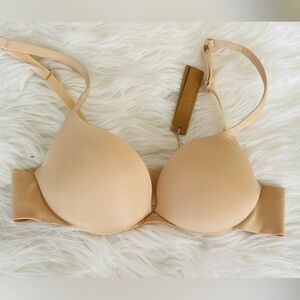 NWT SKIMS Ultimate Collection Push Up Plunge Bra BR-UWR-1881 SAND